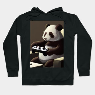 Panda mit Controller Hoodie